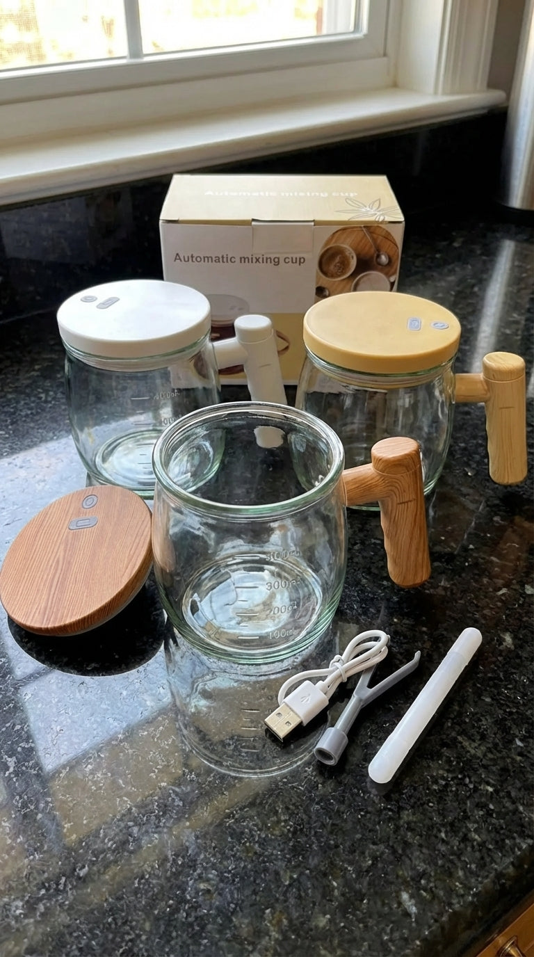 Self Stirring Electric Mixing Cup - Coffee Mug