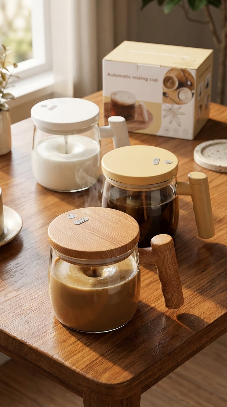 Self Stirring Electric Mixing Cup - Coffee Mug
