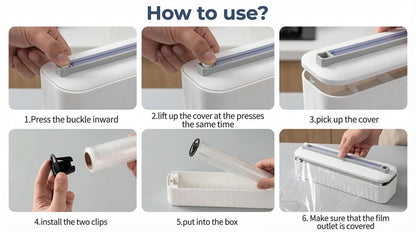 Magnetic Plastic Wrap Dispenser