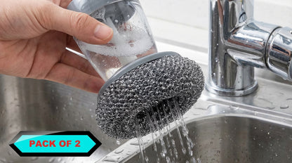 2-in-1 Soap Dispensing Dish Scrubber Brush – Kitchen Cleaning Tool